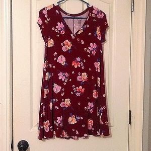SO floral swing dress, size small